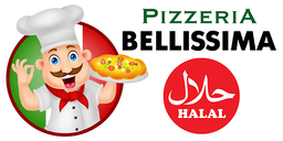 Pizzeria Bellissima Wien logo.